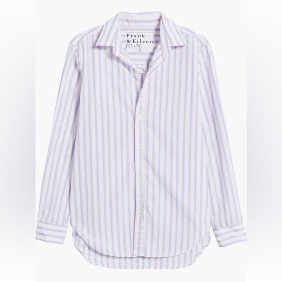 Frank & Eileen Tops - Frank & Eileen Barry Superlux Button Up Women’s Size Small Pink/Blue
